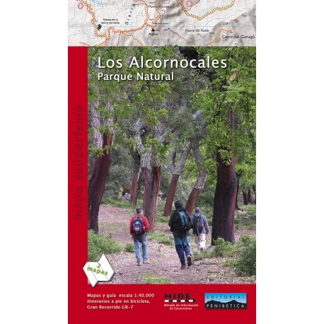 MAPA LOS ALCORNOCALES PARQJUE NATURAL