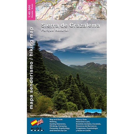 MAPA SIERRA DE GRAZALEMA PARQUE NATURAL